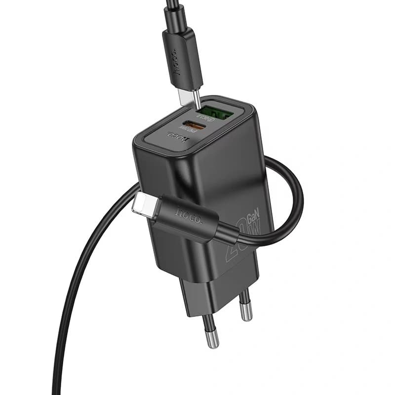 Hoco N61 Gentle PD20W+QC3.0 Charger Set(C to C)