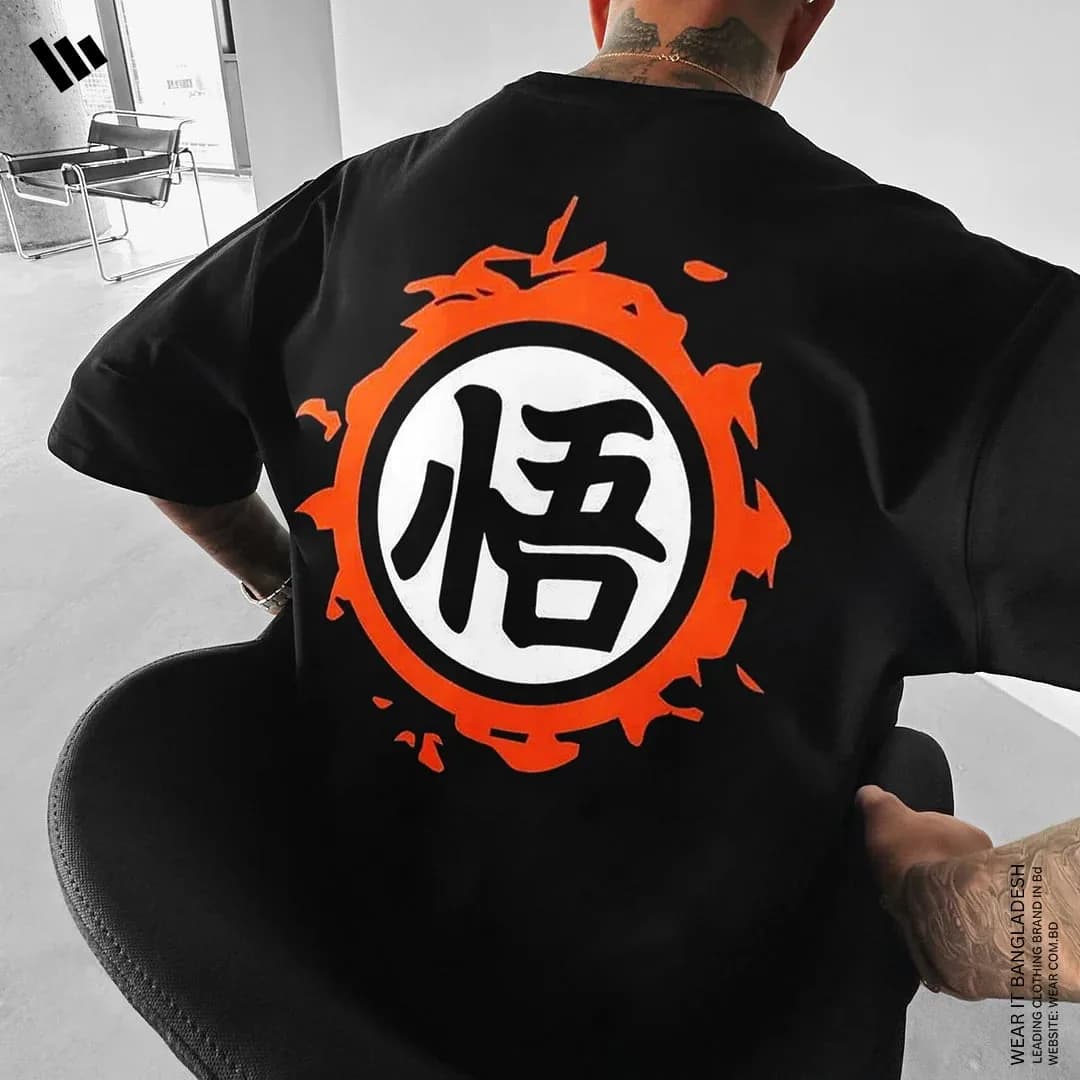 Goku Kanji Oversized T-Shirt – WEAR
